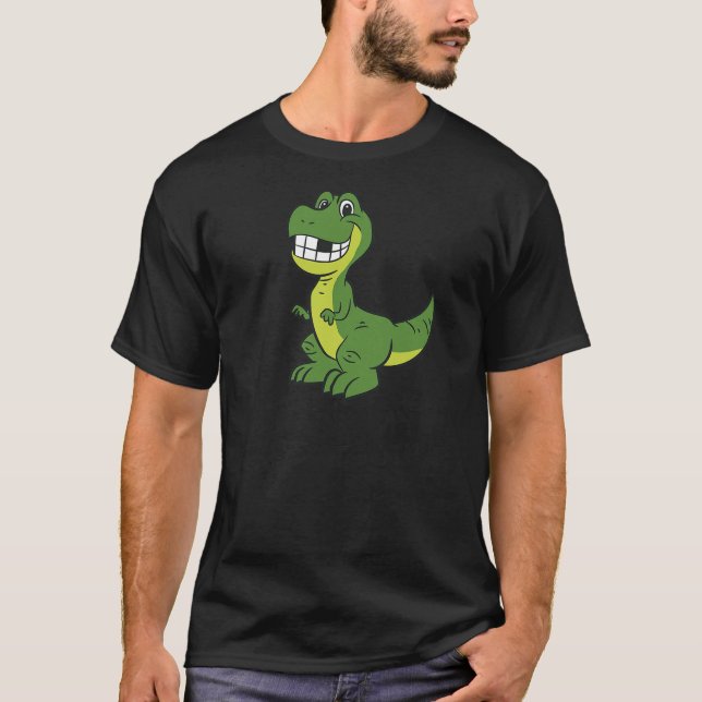 I Lost My First Tooth Kids Dinosaur Lost First Too T-Shirt (Vorderseite)