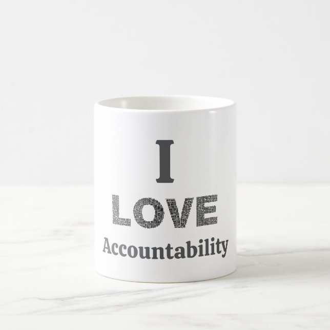 I Love Accountability Coffee Mug Kaffeetasse (Mittel)