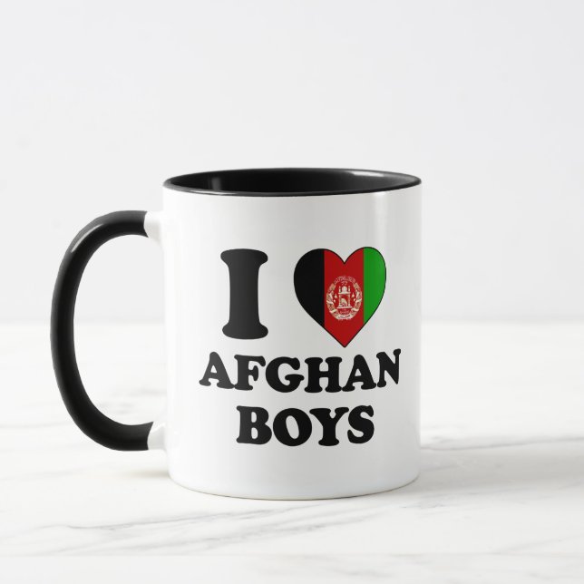 I love Afghan Boys Tasse (Links)