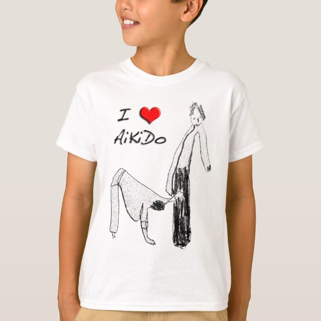 I love Aikido, Sankyo - T-Shirt (Vorderseite)