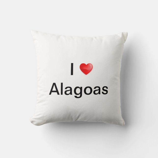 I love Alagoas Kissen (Vorderseite)