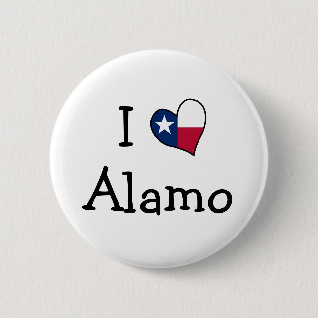 I Love Alamo Button (Vorderseite)