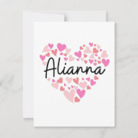 I love Alianna - hearts for Alianna