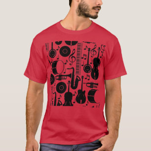 I love all musical instrument T-Shirt