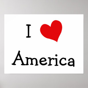 I Love America Poster