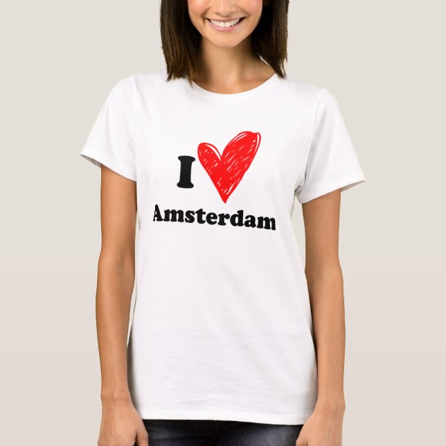I love Amsterdam T-Shirt (Vorderseite)