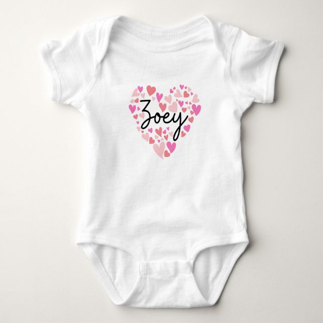 I love Andi - hearts for Andi Baby Strampler (Vorderseite)