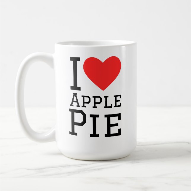 I love apple pie  kaffeetasse (Links)