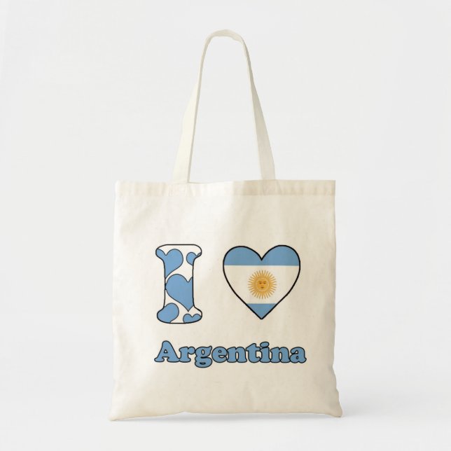 I love Argentina Tragetasche (Vorne)
