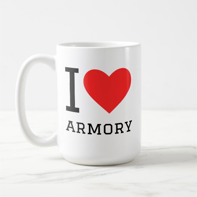 I love armory kaffeetasse (Links)