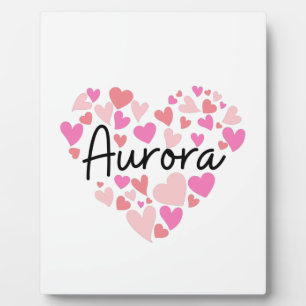 I love Aurora Fotoplatte