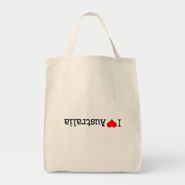 I Love Australia Tragetasche (Vorne)