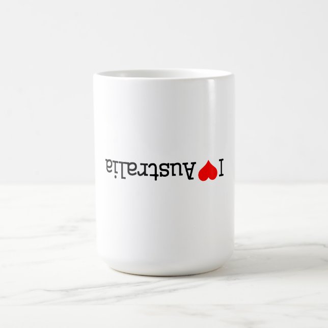 I Love Australia Verwandlungstasse (Zentrum)