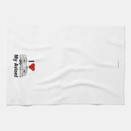 I LOVE Avion Kitchen Towel Geschirrtuch