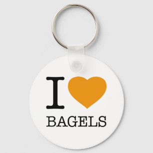 I LOVE BAGELS SCHLÜSSELANHÄNGER