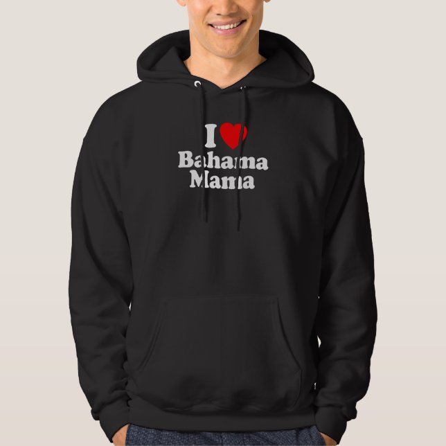I Love Bahama Mama Heart Hoodie (Vorderseite)