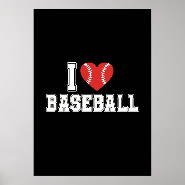 I Love Baseball Poster (Vorne)