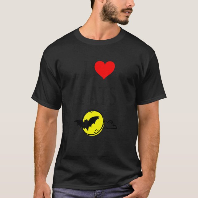 I Love Bats I Heart Bats Vampire Bat lover Chiropt T-Shirt (Vorderseite)