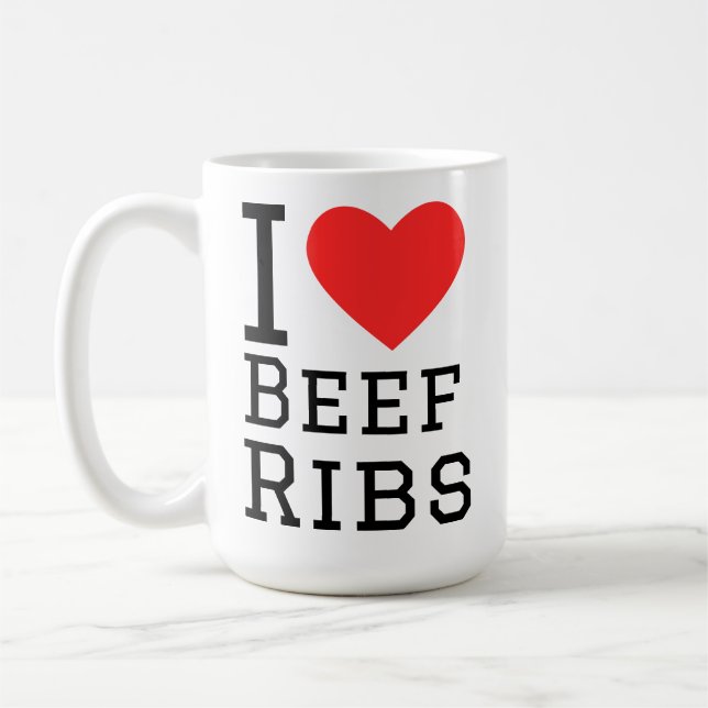 I love beef ribs  kaffeetasse (Links)
