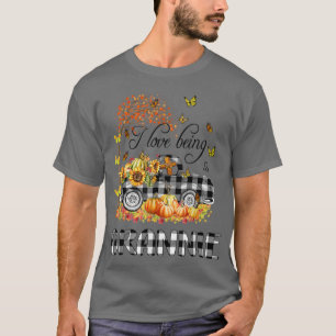 I love being GRANNIELovely Truck Autumn T-Shirt
