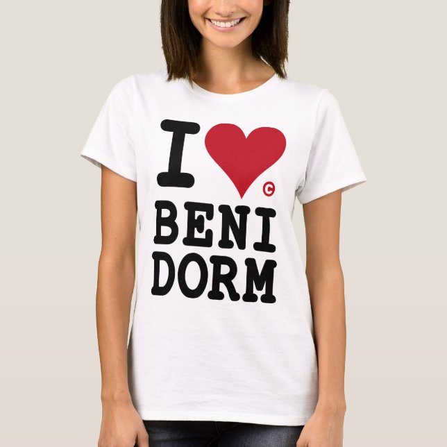 I LOVE BENIDORM T-Shirt (Vorderseite)