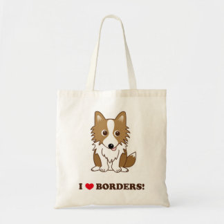 I LOVE BORDERS! 立ち耳レッドバージョン TRAGETASCHE