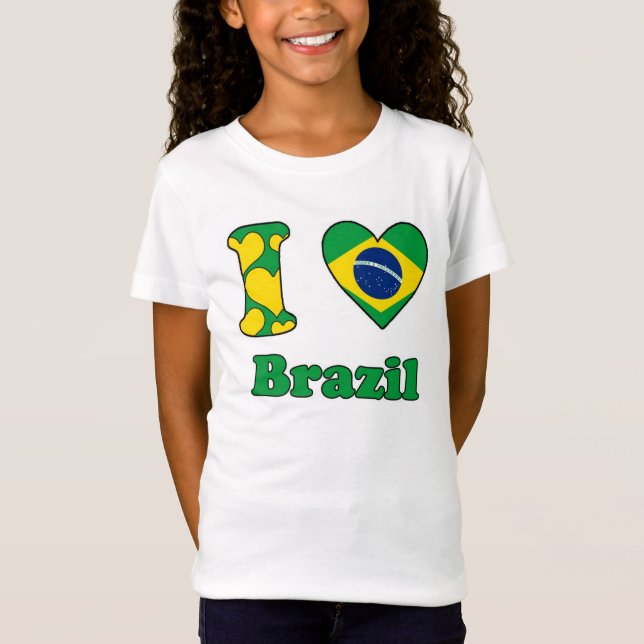 I love Brazil T-Shirt (Vorderseite)