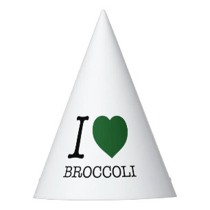 I LOVE BROCCOLI PARTYHÜTCHEN