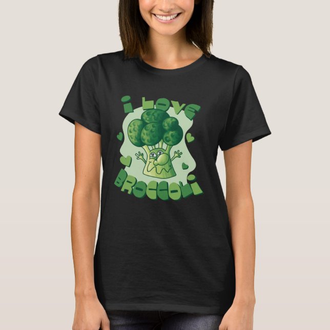 I love broccoli T-Shirt (Vorderseite)