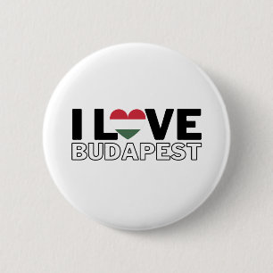 I LOVE BUDAPEST - For real Budapesters! Button