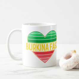 I Love Burkina Faso, Heart Burkinabè Kaffeetasse