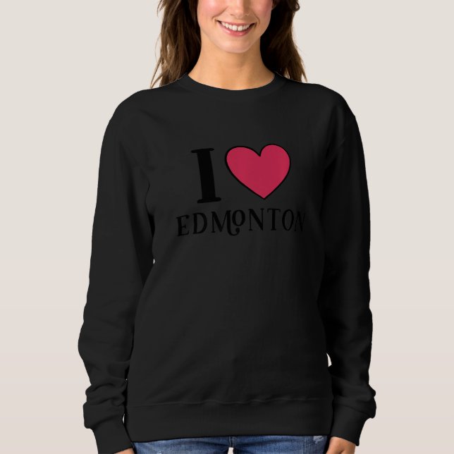 I Love Calgary Canada Premium Sweatshirt (Vorderseite)