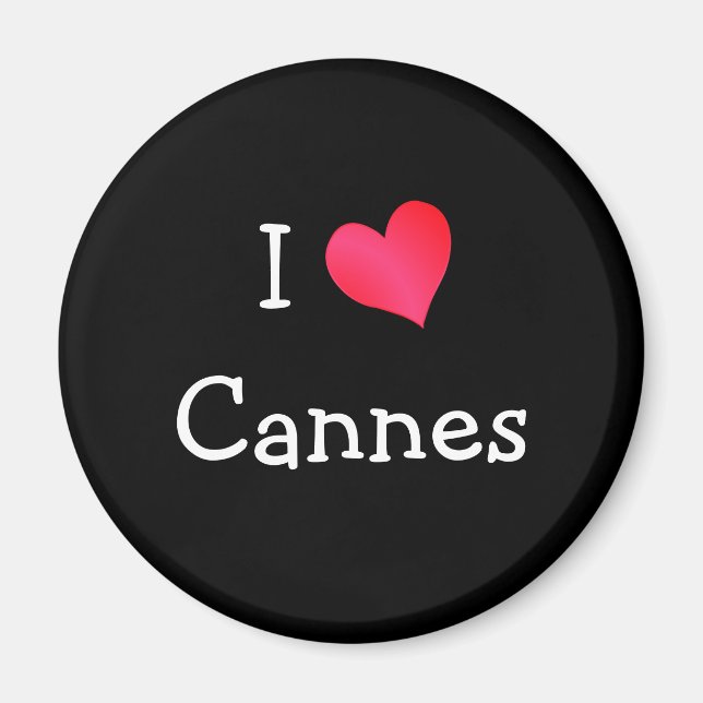 I Love Cannes Magnet (Vorne)