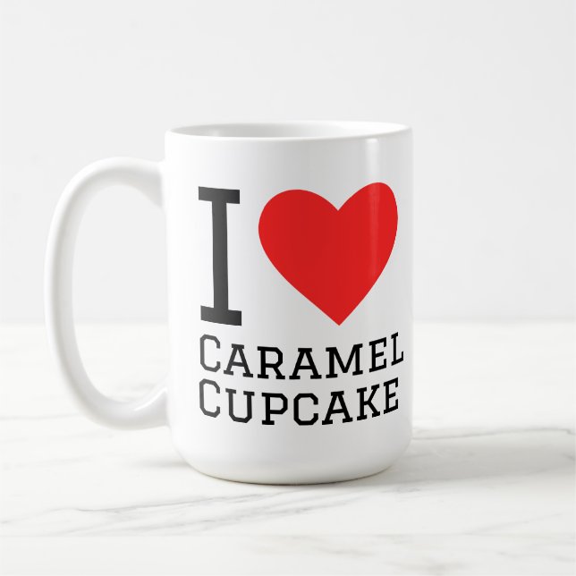 I love caramel cupcake kaffeetasse (Links)