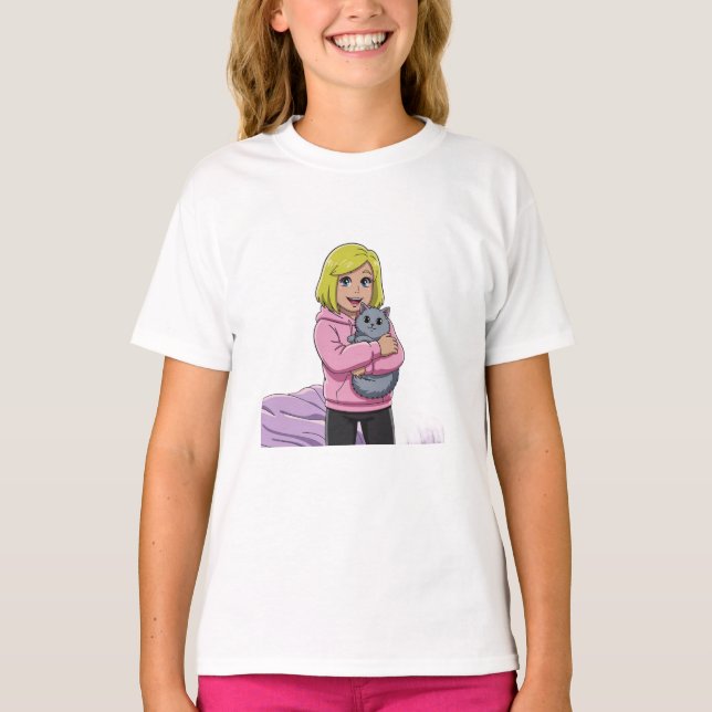 I love cat T-Shirt (Vorderseite)