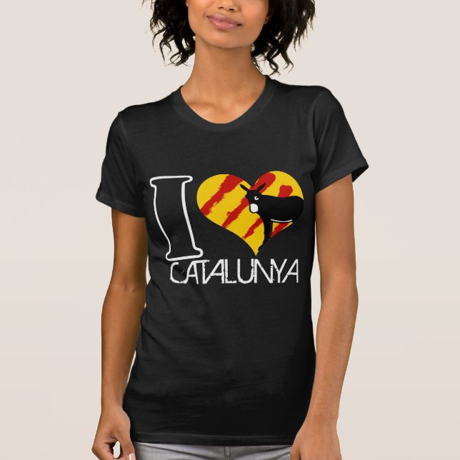 I Love Catalunya T-Shirt (Vorderseite)