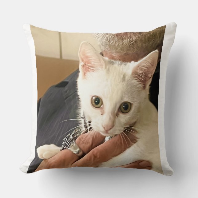 I Love Cats! Cat Throw Pillow Kissen (Vorderseite)