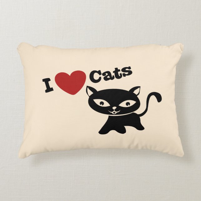 I love cats dekokissen (Vorderseite)