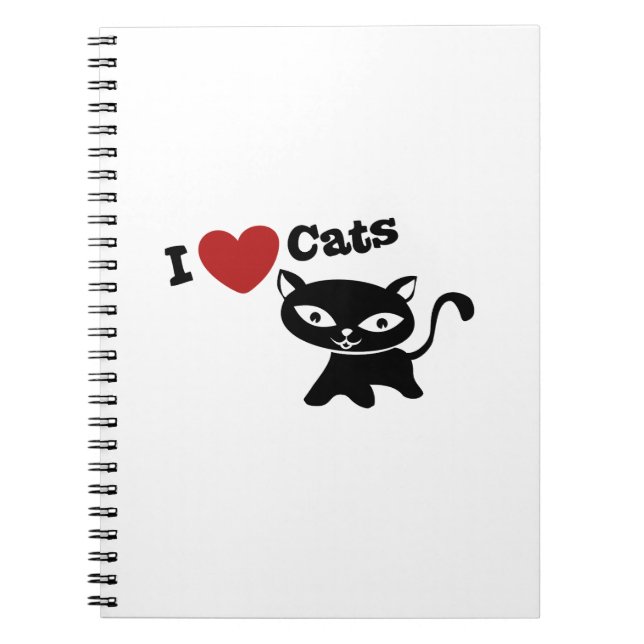 I love cats notizblock (Vorderseite)