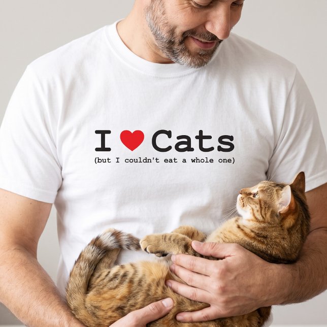 I Love Cats T-Shirt (Von Creator hochgeladen)