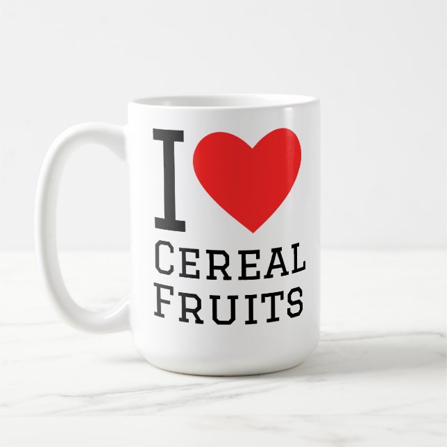 I love cereal fruits kaffeetasse (Links)