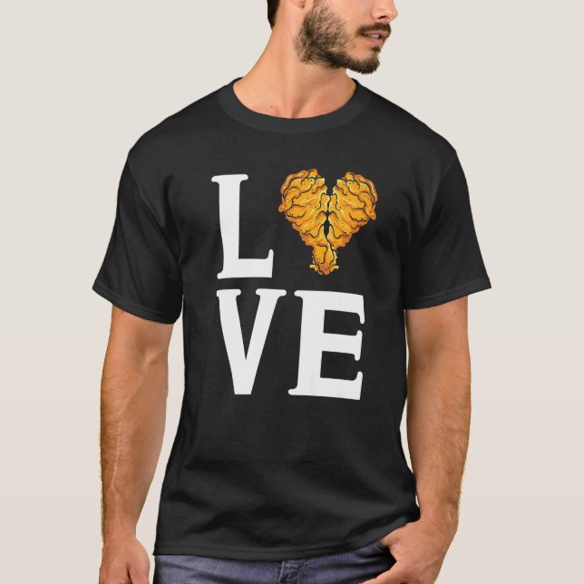 I Love Chicken Wings  Wings T-Shirt (Vorderseite)