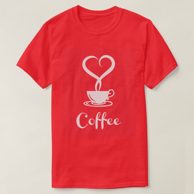 I love Coffee T-Shirt (Design vorne)