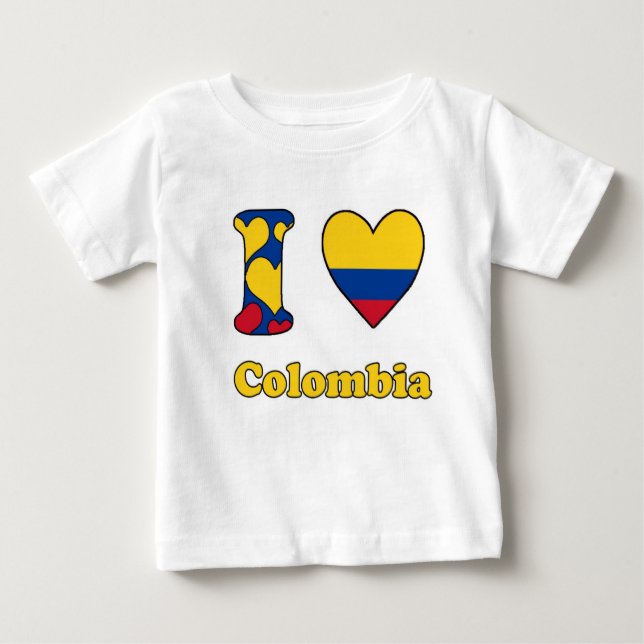 I love Colombia Baby T-shirt (Vorderseite)