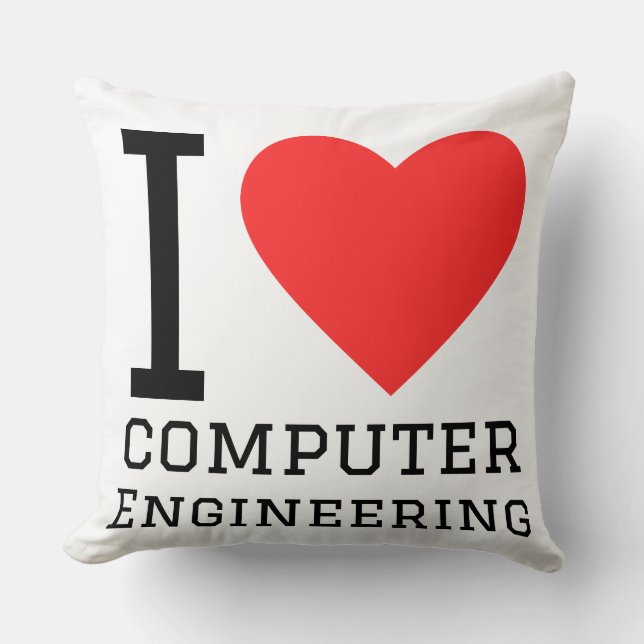 I love computer engineering  kissen (Vorderseite)