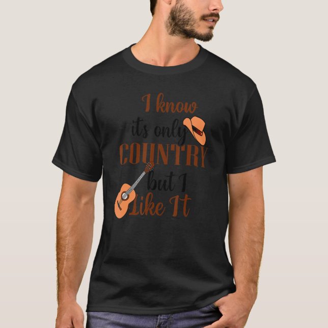 I Love Country Music T-Shirt (Vorderseite)