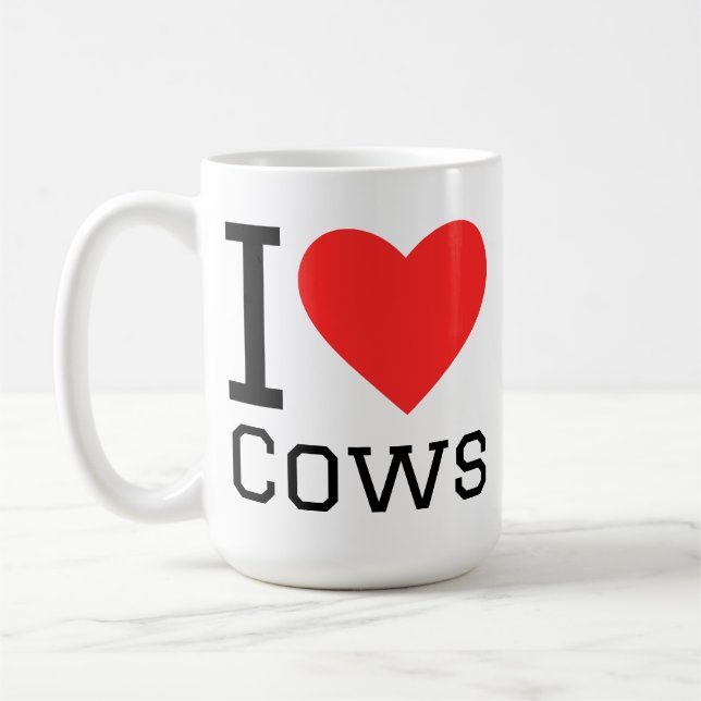 I love cows kaffeetasse (Links)