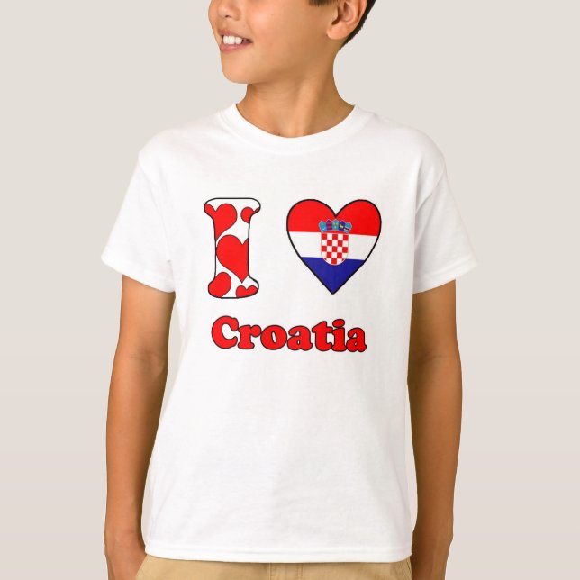 I love Croatia T-Shirt (Vorderseite)