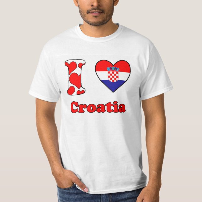 I love Croatia T-Shirt (Vorderseite)