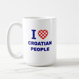 I Love Croatian People Kaffeetasse